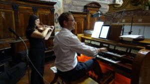 organista violinista matrimonio